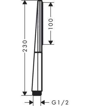 Ручной душ Hansgrohe Rainfinity 26867340