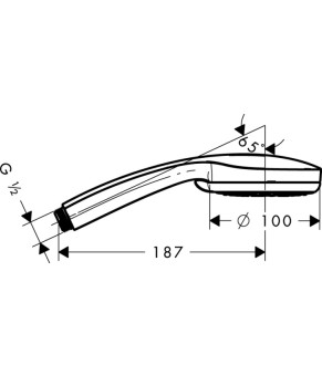 Ручной душ Hansgrohe Croma 28537000