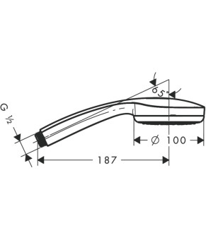 Ручной душ Hansgrohe Croma 28580000