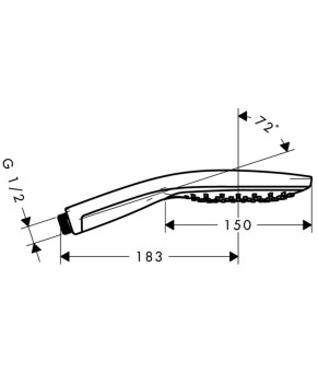 Ручной душ Hansgrohe Raindance Select S 28588000