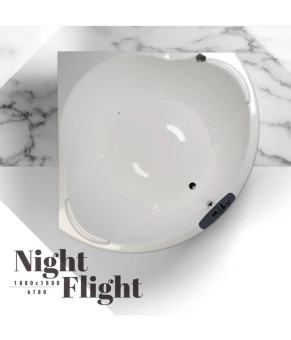 Ванна WGT Night Flight Base белая