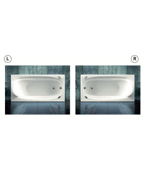 Ванна WGT Rialto Arona 1705х755 RLTARN170BW