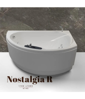 Гидромассажная ванна WGT Nostalgia Easy + Aero белая