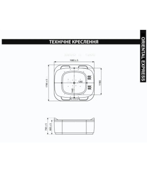 Гидромассажная ванна WGT Oriental express Easy + Aero белая