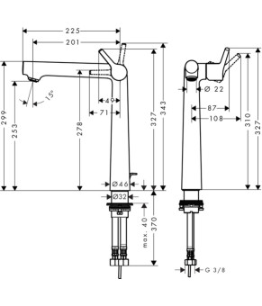 Смеситель Hansgrohe Talis S 72115000