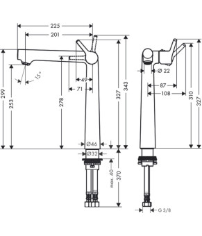 Смеситель Hansgrohe Talis S 72116000