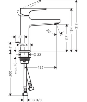 Смеситель Hansgrohe Metropol 74506000