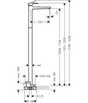 Смеситель Hansgrohe Metropol 74530000