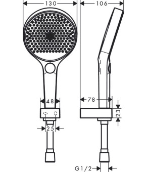 Душевой набор Hansgrohe Rainfinity 26852700