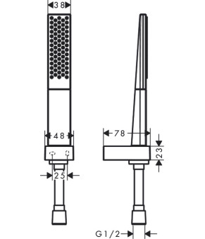 Душевой набор Hansgrohe Rainfinity 26857700