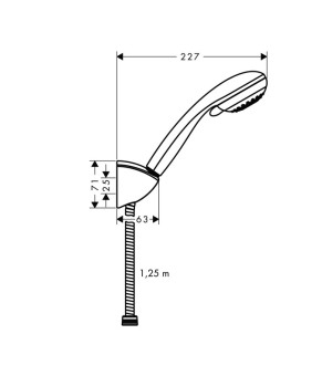 Душевой набор Hansgrohe Crometta 27568000