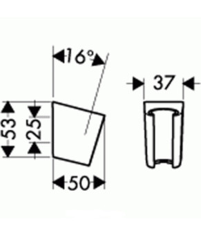 Держатель Hansgrohe Porter'S 28331800
