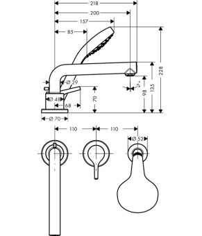 Смеситель Hansgrohe Talis S 72417000