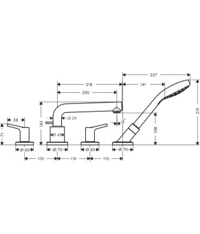 Смеситель Hansgrohe Talis S 72418000