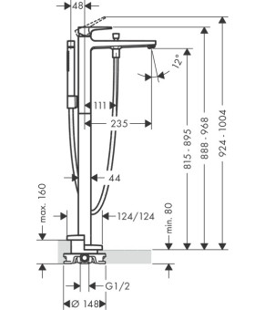 Смеситель Hansgrohe Metropol 74532000