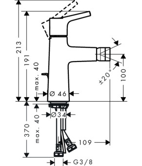 Смеситель Hansgrohe Talis S 72200000