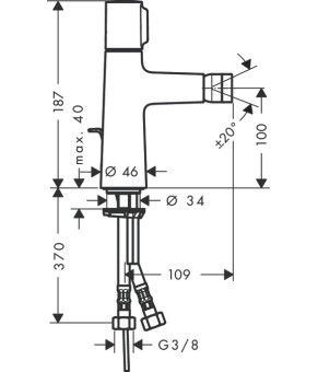 Смеситель Hansgrohe Talis S 72202000