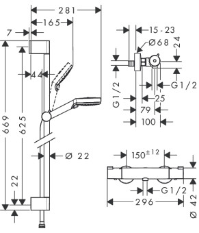 Смеситель Hansgrohe Crometta 27812400