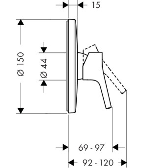 Смеситель Hansgrohe Talis S 72605000