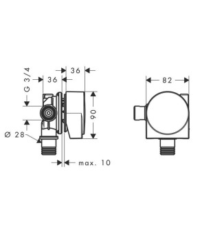 Наполнитель Hansgrohe 58112000