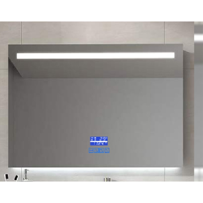 Дзеркало Dusel DE-M3021 75х100 см з годинником та Bluetooth 630216