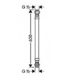 Гибкий подсоединительный шланг Hansgrohe 96396000