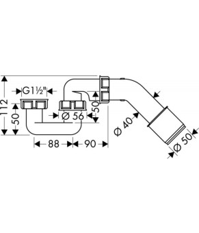 Сифон Hansgrohe 56373000