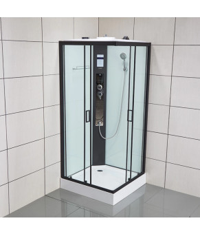 Гидромассажный бокс Dusel DSC-DU513-90B 90x90 черный 351392