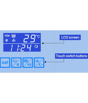 Зеркало Dusel DE-M3021 75х100 см с часами и Bluetooth 630216