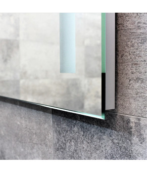 Зеркало Dusel LED DE-M1041 75х100 см с часами и Bluetooth 610417