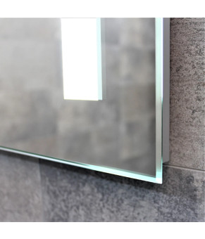 Зеркало Dusel LED DE-M1041 75х100 см с часами и Bluetooth 610417