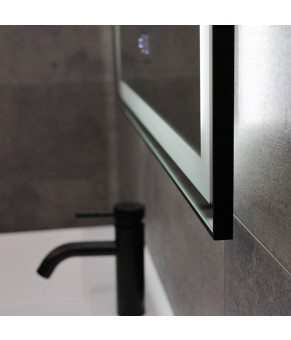 Зеркало Dusel DE-M0061S1 Silver 75х100 см с часами 600624
