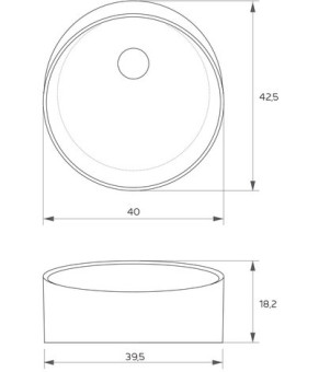 Раковина Relax Design Solid Surface ESTRO