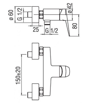 Смеситель Nobili Blues BS101130CR