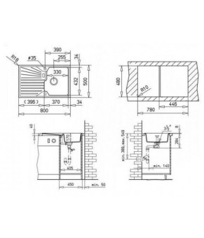 Кухонная мойка Teka Cascad 45-TG 40143102