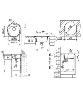 Кухонная мойка Teka Centroval 45 TG 40143206