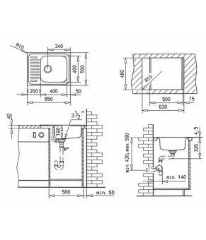Кухонная мойка Teka Classic 1B 10119070
