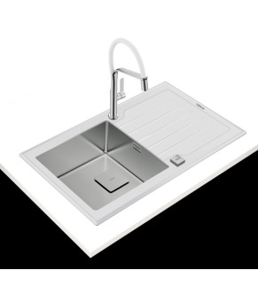 Кухонная мойка Teka Diamond 1B 1D 86 115100012