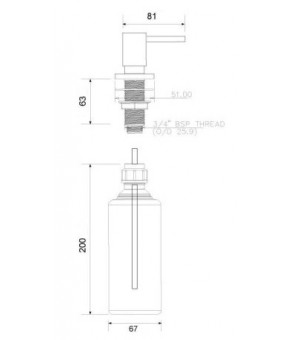 Дозатор миючих засобів Teka 40199321