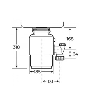 Подрібнювач харчових відходів Teka TR 750 115890014