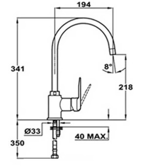 Смеситель Teka Inca H IN 995 53995120Q