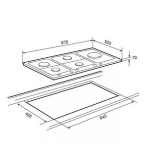 Варочная поверхность Teka EW 90 5G AI AL TR 40219061