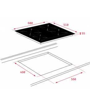 Варочная поверхность Teka IZC 64630 BK MST 112500022