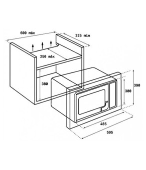 Микроволновая печь Teka MB 620 BI 40584001