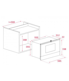 Микроволновая печь Teka UrbanColor ML 8220 BIS 112030004
