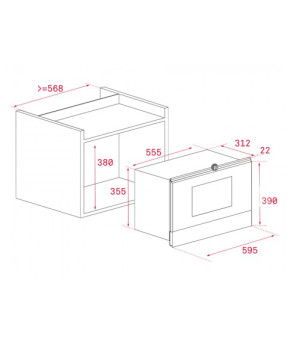 Микроволновая печь Teka UrbanColor ML 8220 BIS 112030003