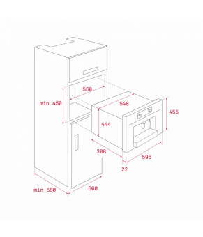 Кофеварка встраиваемая Teka CLC 835 MC WH 111630000