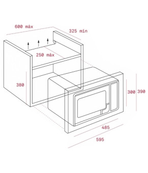 Мікрохвильова піч Teka MS 620 BIS 40584010