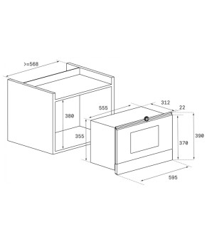 Мікрохвильова піч Teka MS 622 BIS 40584100