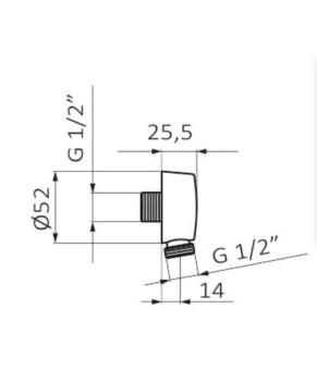 Шланговое подключение GRB Hydro 094100